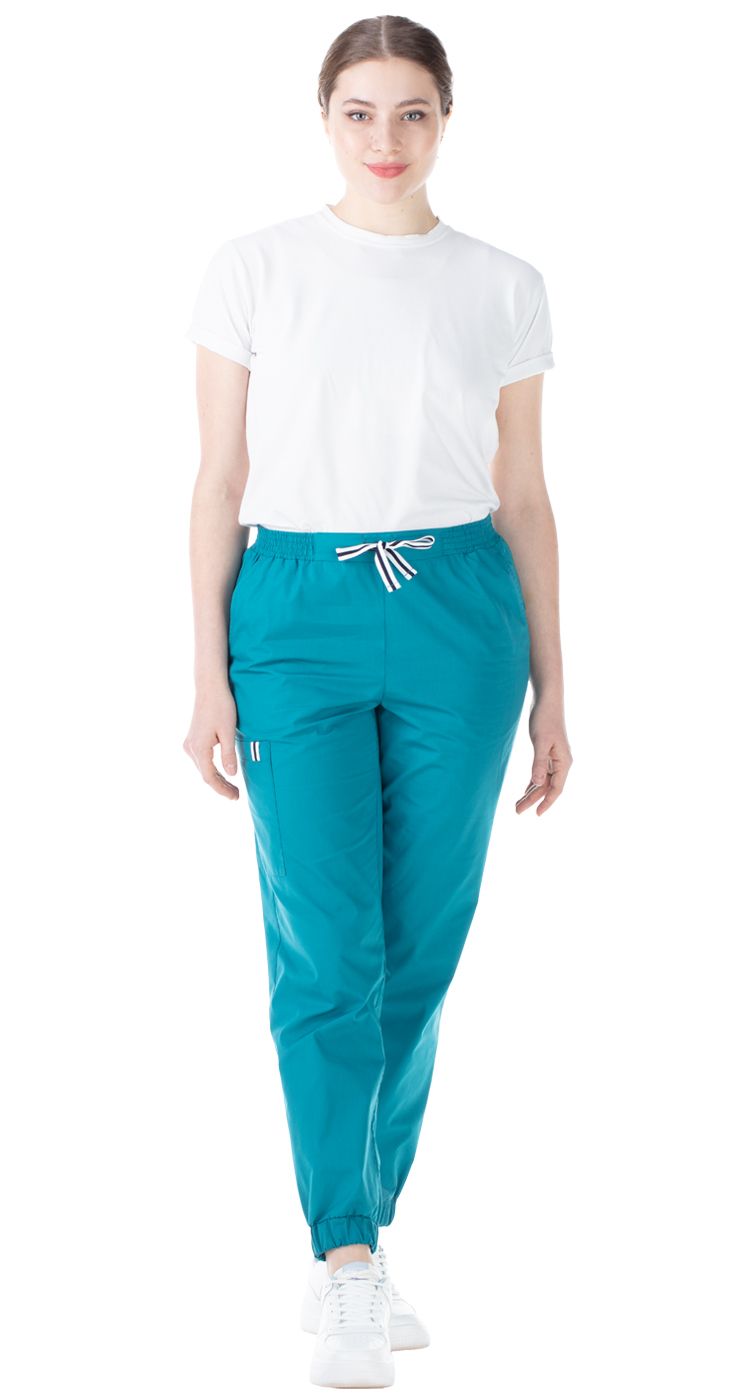 Брюки-джоггеры женские "Лэйн" морская волна цена